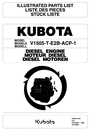 Thumbnail KUBOTA PARTS MANUAL FOR V1505 DIESEL ENGINE